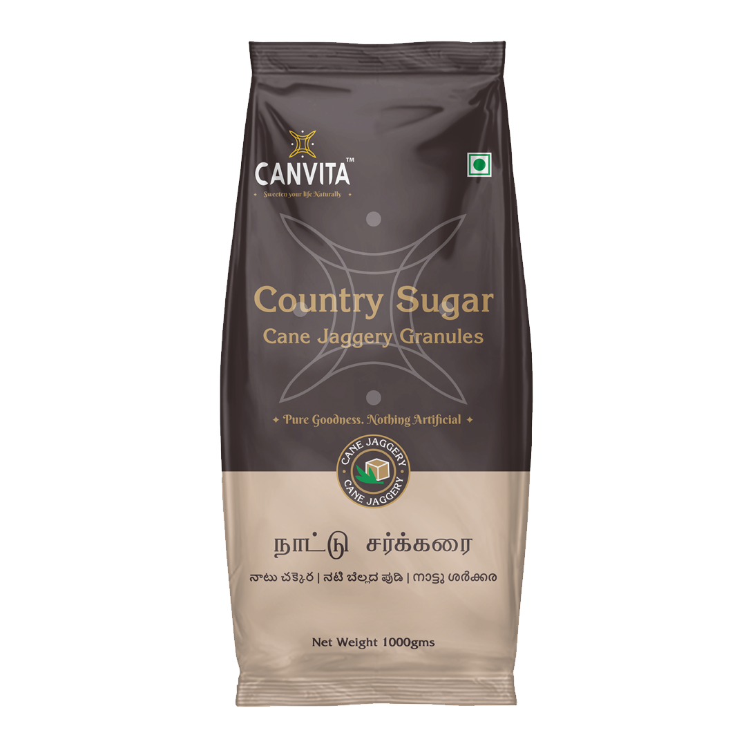Country Sugarcane Jaggery Granules (Nattu Sarkarai) 1kg