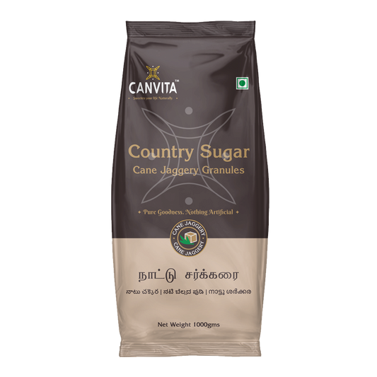 Country Sugarcane Jaggery Granules (Nattu Sarkarai) 1kg
